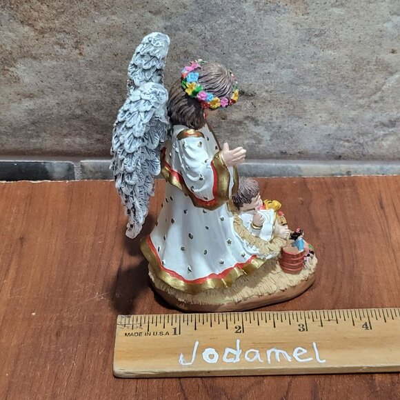 International Santa Claus Collection Christ Child With Angel Venezuela Figurine - Picture 10 of 10